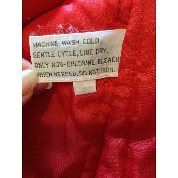 Vintage NWT Maggie Barnes Womens Red Trench Coat Plus Size 24W Removable Liner - Picture 7 of 13